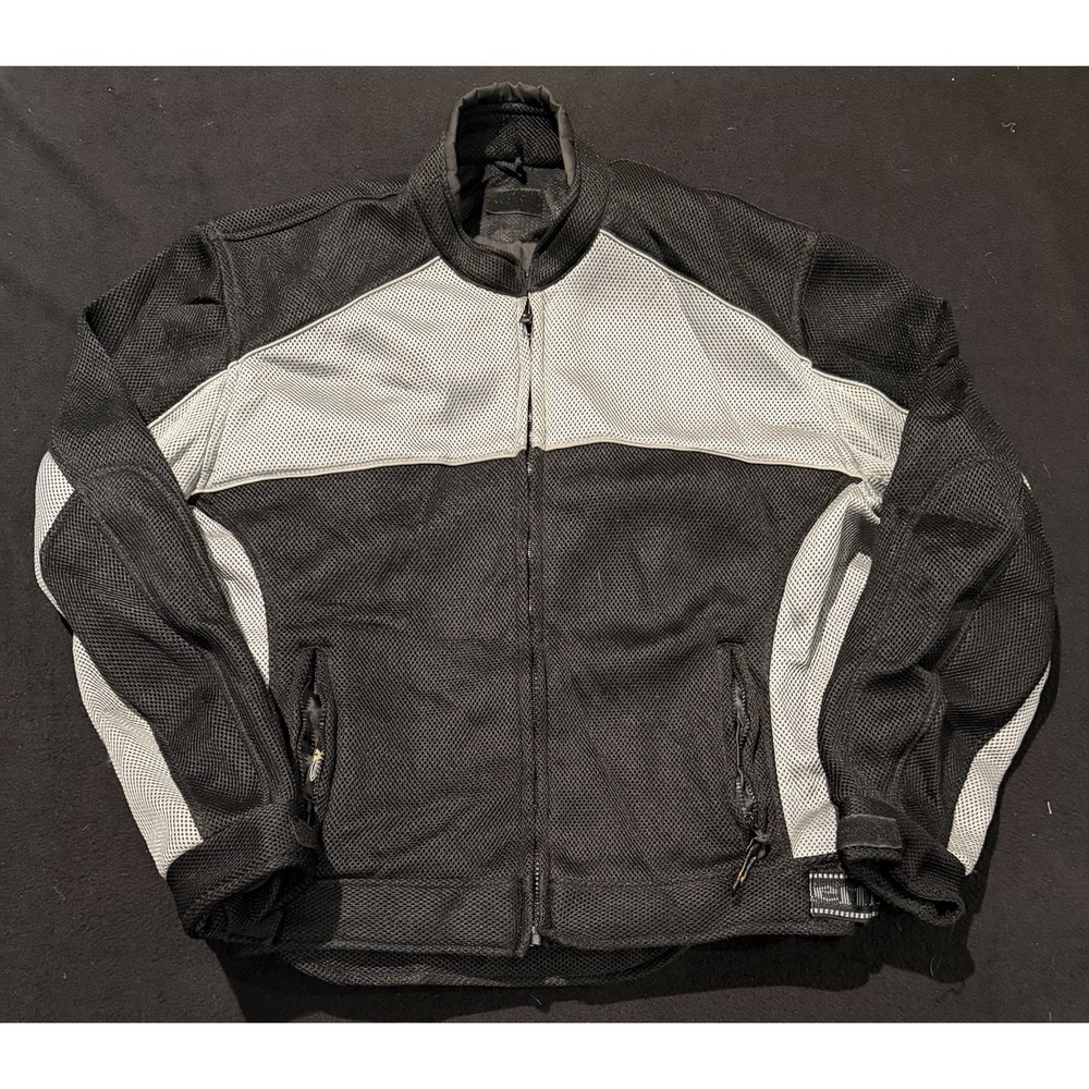 XElement Motorcycle. Jacket Black And Grey Mens Size XXL